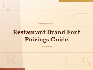 Restaurant Brand Font Pairings Guide for Menu and Logo Design